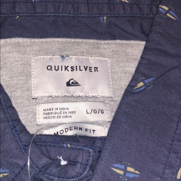 ๐ Quiksilver Fuji Mini Motif Short Sleeve Shirt - Picture 6 of 8